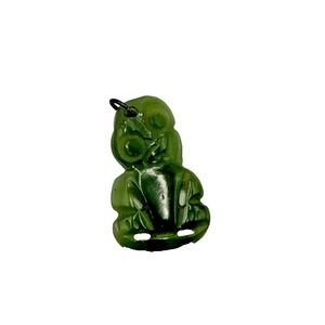 Marsden Tiki Nephrite Maori Greenstone Pounamu Des Hetherington Pendant Green